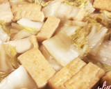 白菜と厚揚げの煮物作り方4写真
