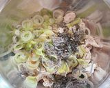 箸が止まらん無限♾ささ身のネギ塩昆布和え作り方3写真