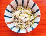 箸が止まらん無限♾ささ身のネギ塩昆布和え作り方4写真