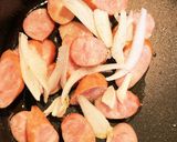 お弁当の隙間に！マカロニのケチャップ炒め作り方1写真