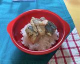 鯖の水煮丼作り方2写真