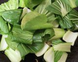 チンゲン菜~♪オイスターソースで炒めるよ作り方3写真