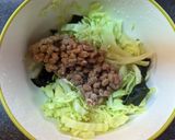キャベツ大量消費！納豆キャベツ和風サラダ作り方5写真