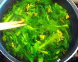 花が咲いた菜の花を❤毎日食卓に春を届けて作り方3写真