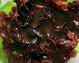 揚げ豆腐のピリ辛ピーマン、きくらげ炒め作り方1写真
