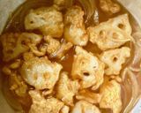 トロ〜リ*薩摩揚げ(練り天)のあんかけ丼作り方5写真