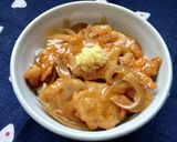 トロ〜リ*薩摩揚げ(練り天)のあんかけ丼作り方7写真