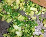 捨てないで！セロリの葉のゴマ炒め作り方3写真