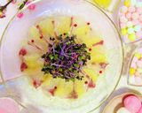 鯛と柑橘のカルパッチョ☆桃香るソース作り方5写真