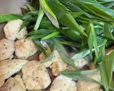 葉玉ねぎとササミの炒め物（柚子胡椒味）作り方9写真
