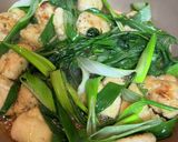 葉玉ねぎとササミの炒め物（柚子胡椒味）作り方10写真