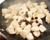 鶏胸肉と水菜のピリ辛炒め（浜納豆入り）作り方8写真
