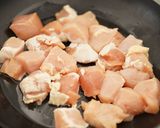 鶏胸肉と水菜のピリ辛炒め（浜納豆入り）作り方6写真