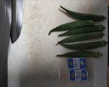 オクラとチーズの土佐醤油和え作り方1写真