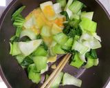 青梗菜と卵の中華風炒め作り方4写真