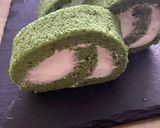 抹茶ロールケーキ作り方15写真