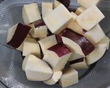 簡単♪餅つき機でさつま芋入り赤飯（メモ）作り方4写真