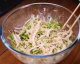 ツナ缶☆玉ねぎと水菜の和風ツナマヨサラダ作り方3写真