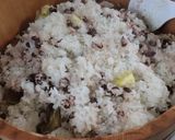 簡単♪餅つき機でさつま芋入り赤飯（メモ）作り方9写真