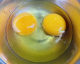 ニラと玉子だけの/ピリ辛・ニラ玉丼作り方5写真