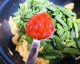 ニラと玉子だけの/ピリ辛・ニラ玉丼作り方9写真