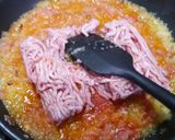 簡単！トマトクリームパスタ　お肉たっぷり作り方4写真