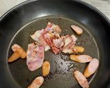 給食のパンで本格BBQソースハンバーガー作り方1写真