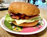 給食のパンで本格BBQソースハンバーガー作り方6写真