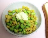 ハッピーなセットみたい枝豆コーントースト作り方1写真