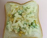 ハッピーなセットみたい枝豆コーントースト作り方2写真
