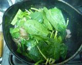ほうれん草と厚揚げ炒め作り方4写真