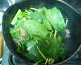 ほうれん草と厚揚げ炒め作り方4写真