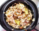 切り昆布と 長ネギ きのこの炊き込みご飯作り方10写真