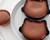 ねこねこプヂン。練乳プリンケーキ作り方15写真