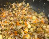 夏野菜たっぷり🍛フライパンでキーマカレー作り方11写真