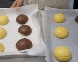 ココアとプレーンの2色メロンパン♪作り方24写真