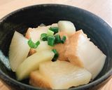 味つけは鶏だしで＊厚揚げと大根の煮物作り方8写真