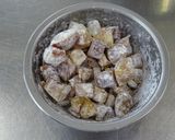 栗の渋皮煮　米粉シフォンケーキ作り方1写真