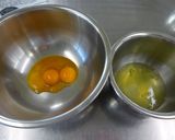 栗の渋皮煮　米粉シフォンケーキ作り方2写真