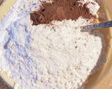大きなチョコホットケーキ♡作り方2写真