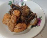 磯貝つぶとタラコの煮付け作り方7写真