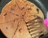 大きなチョコホットケーキ♡作り方7写真