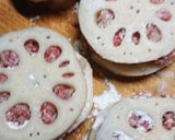 レンコンの豚ミンチ,はさみ焼き作り方8写真
