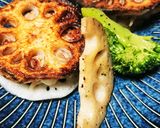 レンコンの豚ミンチ,はさみ焼き作り方11写真