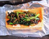 小松菜の甘味噌油揚げピザ作り方9写真