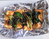 小松菜の甘味噌油揚げピザ作り方10写真