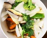 お一人様☆さっぱり辛根菜たっぷり野菜炒め作り方13写真
