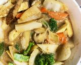 お一人様☆さっぱり辛根菜たっぷり野菜炒め作り方19写真