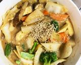 お一人様☆さっぱり辛根菜たっぷり野菜炒め作り方20写真