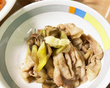 豚しゃぶ肉と舞茸とねぎの炒め物作り方7写真